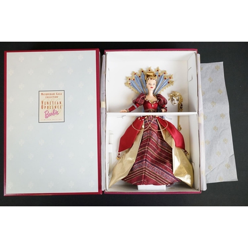 428 - Barbie - Four boxed Mattel Barbie Collector edition dolls to include Angles of Music Harpist Angel 1... 