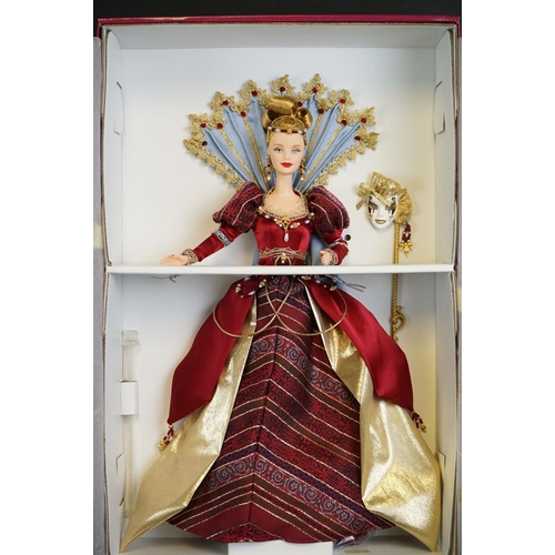 428 - Barbie - Four boxed Mattel Barbie Collector edition dolls to include Angles of Music Harpist Angel 1... 