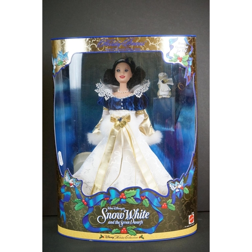 429 - Barbie - 10 Boxed Mattel Barbie, Sleeping Beauty 20489, Snow White 21130, Snow White 19898, Elizabet... 