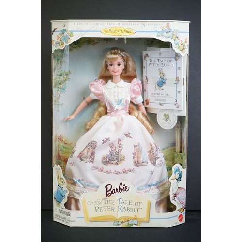 429 - Barbie - 10 Boxed Mattel Barbie, Sleeping Beauty 20489, Snow White 21130, Snow White 19898, Elizabet... 