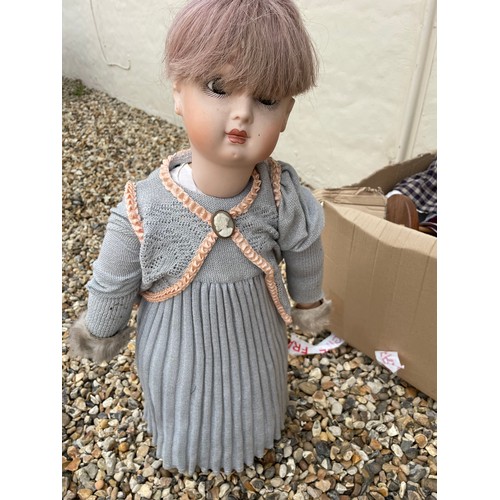 449 - Large collection of mixed mid 20th C to contemporary dolls and accessories (9 boxes)