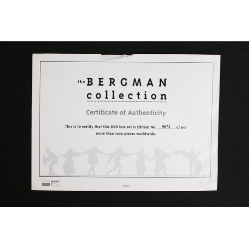 261 - DVD - ltd edn The Bergman Collection Box Set of 30 DVDs with booklet, with certificate, dusty outer ... 