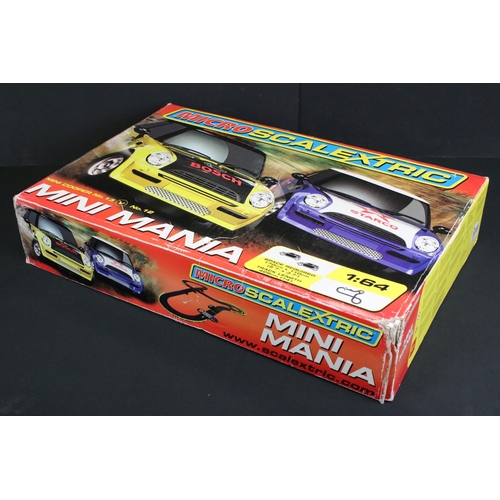 264 - Two boxed Scalextric sets to include Velodrome Cycling Set and Mini Mania, both complete with slot c... 