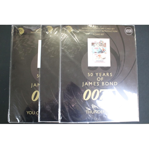 267 - James Bond - Collection of James Bond collectables to include ltd edn film cell presentations, photo... 