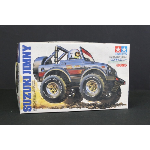 271 - Tamiya 1/10 scale R/C monster truck with Blackfoot chassis and Custom F150 black body, with battery ... 