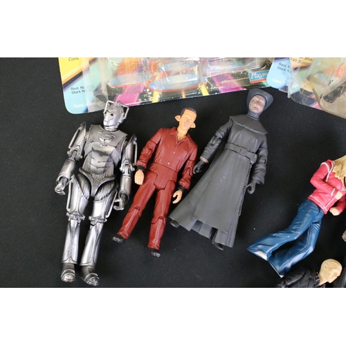 272 - Eight carded TV related figures to include 4 x ToyBiz Xena Warrior Princess figures (Xana Sins Of Th... 