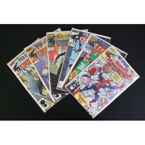 273 - Comics - Collection of circa 1980s/90s Marvel comics to include a near complete run of The Web of Sp... 