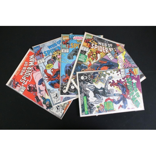 273 - Comics - Collection of circa 1980s/90s Marvel comics to include a near complete run of The Web of Sp... 