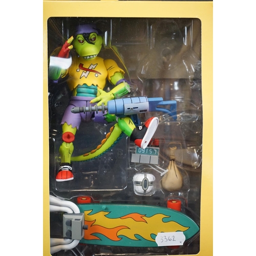 203 - Four boxed Neca Teenage Mutant Ninja Turtles figures to include Vol 2 The Wrath of Krang, Vol 1The M... 