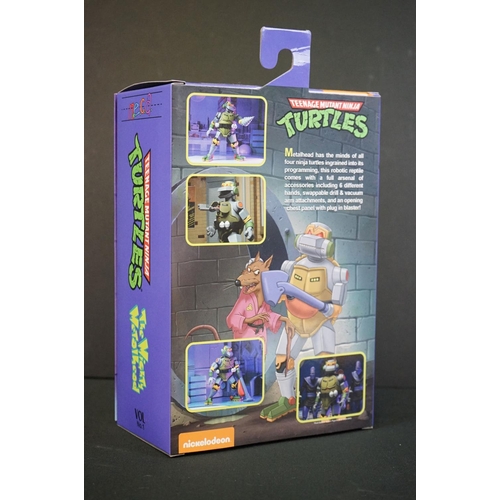 203 - Four boxed Neca Teenage Mutant Ninja Turtles figures to include Vol 2 The Wrath of Krang, Vol 1The M... 