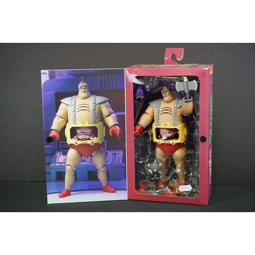 203 - Four boxed Neca Teenage Mutant Ninja Turtles figures to include Vol 2 The Wrath of Krang, Vol 1The M... 