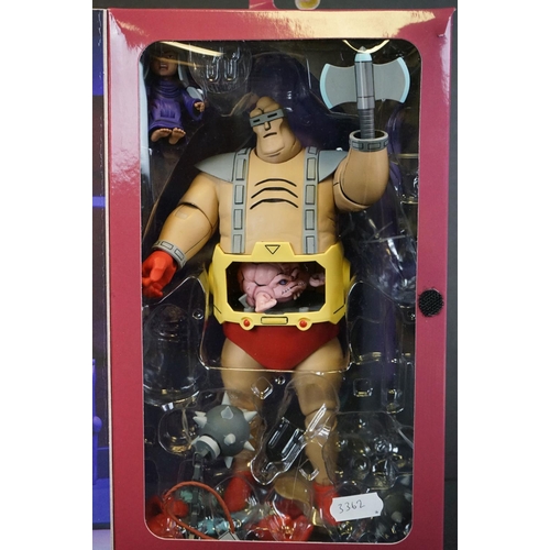 203 - Four boxed Neca Teenage Mutant Ninja Turtles figures to include Vol 2 The Wrath of Krang, Vol 1The M... 