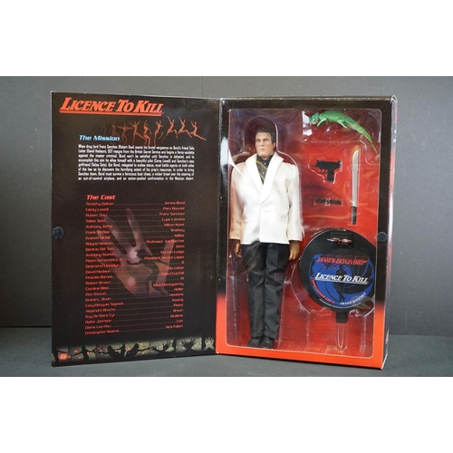 209 - Two Boxed Sideshow James Bond 007 ' Licence To Kill ' collectible 12