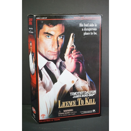 209 - Two Boxed Sideshow James Bond 007 ' Licence To Kill ' collectible 12