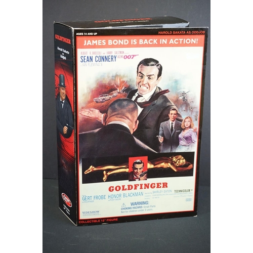 210 - Two Boxed Sideshow Collectibles James Bond 007 ' Goldfinger ' 12