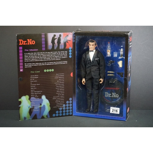 216 - Two boxed Sideshow James Bond 007 collectible 12