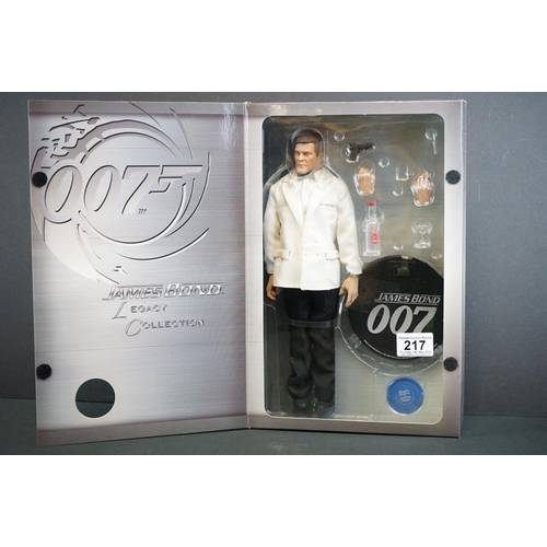 217 - Two boxed Sideshow Collectibles James Bond Legacy Collection collectible 12-inch figures to include ... 