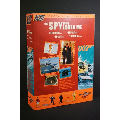 219 - Hasbro Action Man - Six boxed James Bond Agent 007 ltd edn action figures to include AC042 The Spy W... 