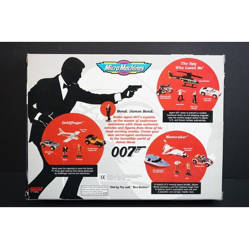 220 - James Bond - Eight boxed / carded Galoob Micro Machines James Bond 007 sets to include 2 x 74810, 2 ... 