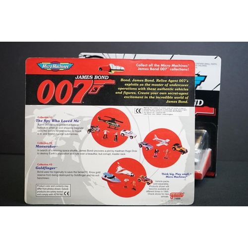 220 - James Bond - Eight boxed / carded Galoob Micro Machines James Bond 007 sets to include 2 x 74810, 2 ... 