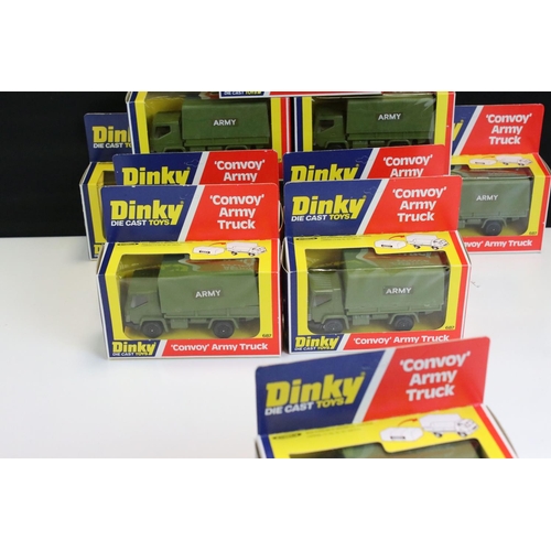 1232 - Ex Shop Stock Dinky - 18 Boxed Dinky diecast models to include 12 x 687 Convoy Army Truck and 6 x 44... 