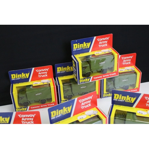 1232 - Ex Shop Stock Dinky - 18 Boxed Dinky diecast models to include 12 x 687 Convoy Army Truck and 6 x 44... 