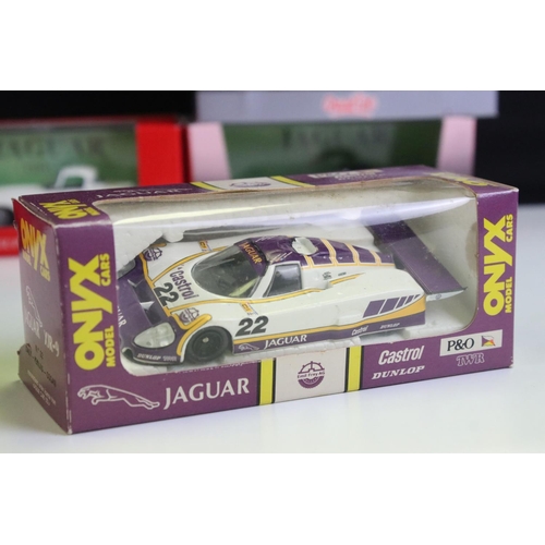 1233 - 14 Boxed / cased diecast racing car models, 1:43 scale or similar, to include 4 x Best Model, 3 x Vi... 