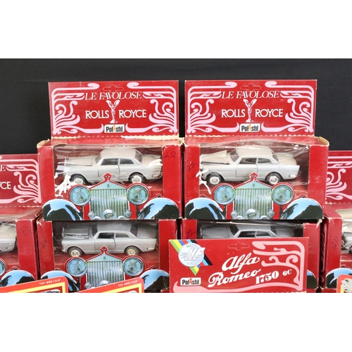 1235 - Ex Shop Stock - 22 Boxed diecast models to include 11 x Polistil (8 x Rolls Royce & 3 x Alfa Romeo17... 