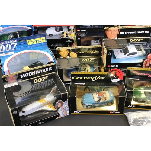 1236 - 32 Boxed Corgi James Bond 007 diecast models to include The Definitive Bond Collection, The Director... 