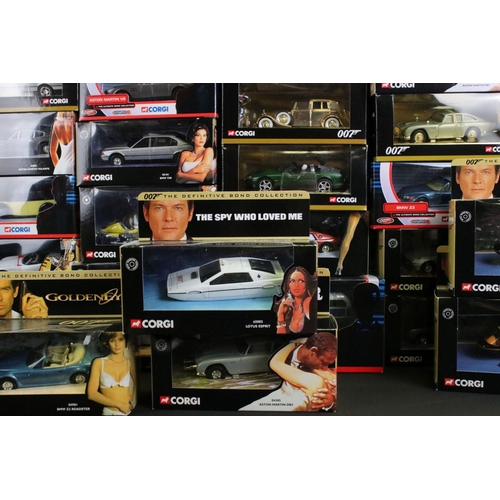 1236 - 32 Boxed Corgi James Bond 007 diecast models to include The Definitive Bond Collection, The Director... 