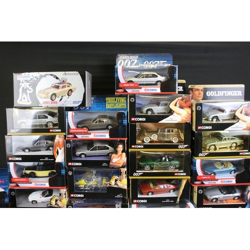 1236 - 32 Boxed Corgi James Bond 007 diecast models to include The Definitive Bond Collection, The Director... 