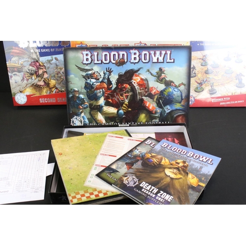 184 - Games Workshop / Fantasy Gaming - Quantity of Blood Bowl items to include 0281 set, Season One set, ... 