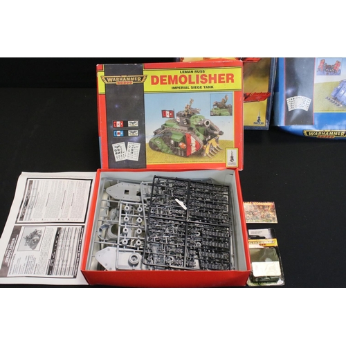 190 - Games Workshop / Fantasy Gaming - Six boxed sets to include Warhammer 40000 Ork Bomber, Space Marine... 