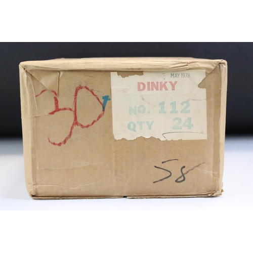 1325 - Ex Shop Stock Dinky - Sealed Trade box containing 24 x Dinky 112 Purdey's TR7 diecast models, outer ... 