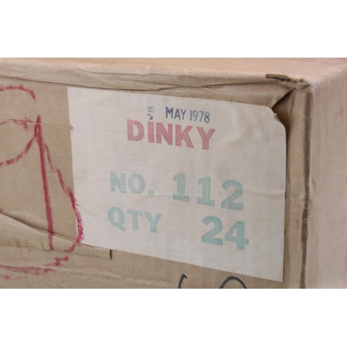 1329 - Ex Shop Stock Dinky - Sealed Trade box containing 24 x Dinky 112 Purdey's TR7 diecast models, outer ... 