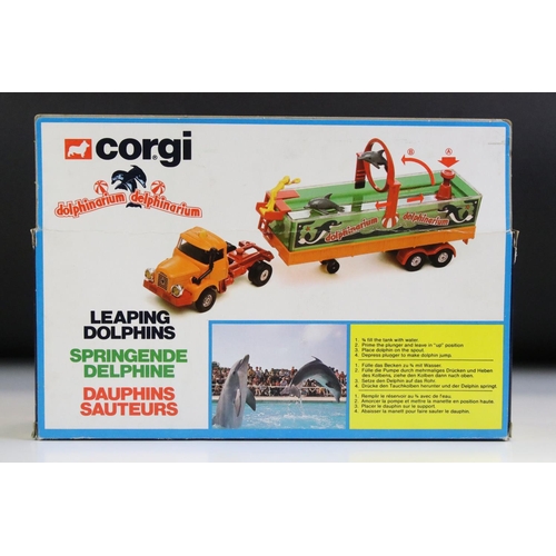 1383 - Boxed Corgi 1164 Dolphinarium diecast model with dolphins and figures, comoplete and excellent , box... 