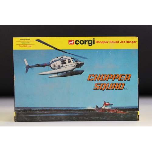 1384 - Two boxed Corgi Chopper Squad diecast models to include 927 Jet Ranger and 35 Surf Rescue, both ex