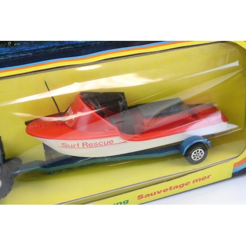 1384 - Two boxed Corgi Chopper Squad diecast models to include 927 Jet Ranger and 35 Surf Rescue, both ex