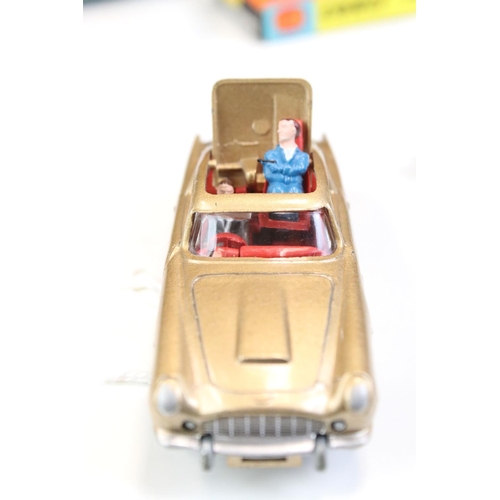 1386 - Boxed Corgi 261 James Bond 007 Aston Martin DB5 diecast model with ejector figure and secret instruc... 