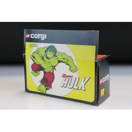 1390 - Boxed Corgi 264 The Incredible Hulk diecast model complete with figure, diecast excellent, a touch o... 