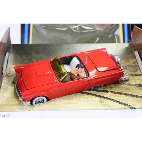 1391 - Boxed Corgi 348 Vegas Ford Thunderbird diecast model, diecast ex, box window showing squash with spl... 