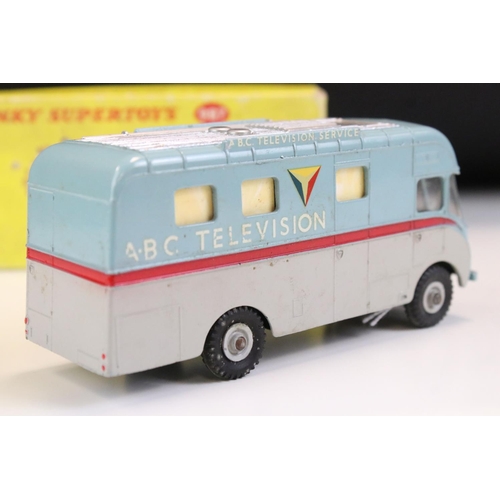 1397 - Boxed Dinky 987 ABC TV Mobile Control Room diecast model with cameraman & camera, diecast vg with a ... 