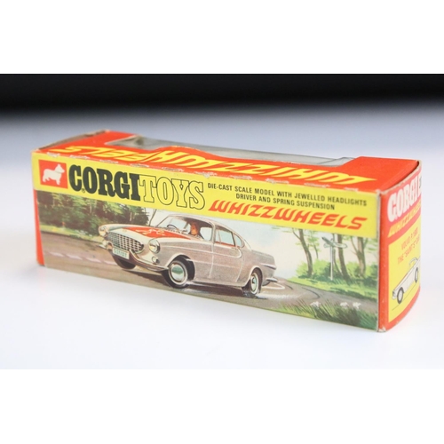 1398 - Boxed Corgi Whizzwheels 201 The Saint's Car Volvo P 1800 diecast model, red bonnet version, diecast ... 