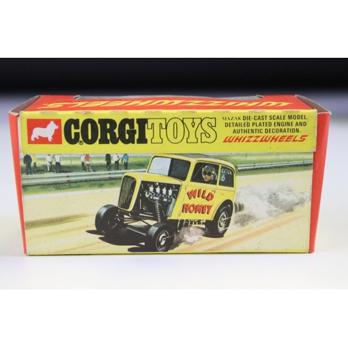 1399 - Three boxed Corgi Whizzwheels diecast models to include 383 Volkswagen 1200 Beetle in orange, 371 Po... 