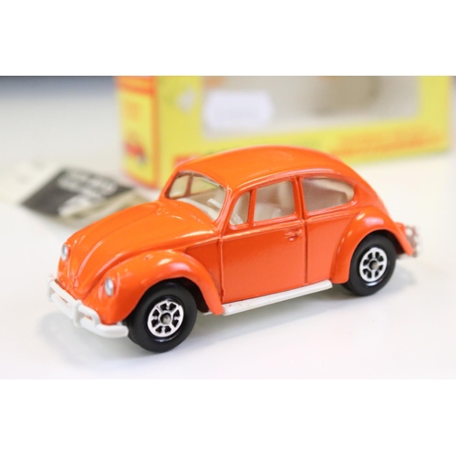 1399 - Three boxed Corgi Whizzwheels diecast models to include 383 Volkswagen 1200 Beetle in orange, 371 Po... 