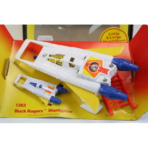 1401 - Boxed Corgi 1363 Buck Rogers Starfighter diecast model, complete, diecast excellent, box vg with squ... 