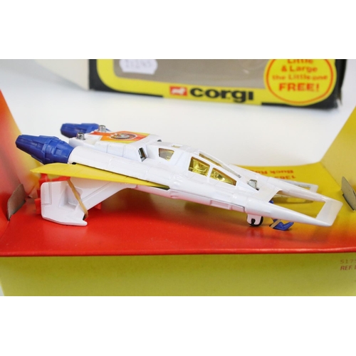 1401 - Boxed Corgi 1363 Buck Rogers Starfighter diecast model, complete, diecast excellent, box vg with squ... 