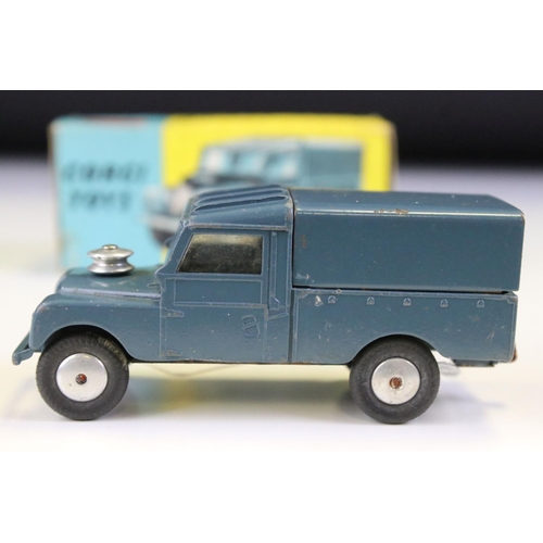 1403 - Boxed Corgi 351 Land Rover RAF Vehicle diecast model, shows paint wear and loss, fair-gd box