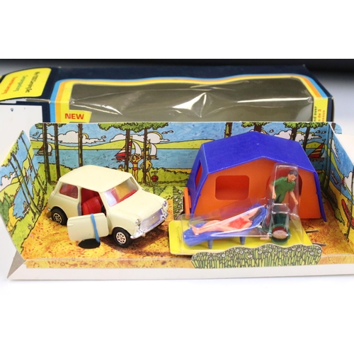 1405 - Boxed Corgi 38 Mini 1000 Camping Set diecast model complete with figures, appears to be unremoved fr... 