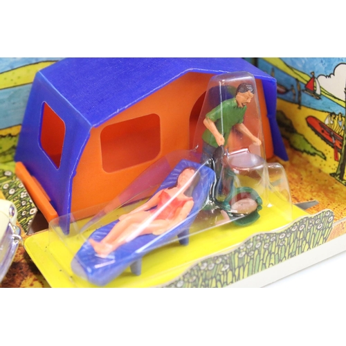 1405 - Boxed Corgi 38 Mini 1000 Camping Set diecast model complete with figures, appears to be unremoved fr... 